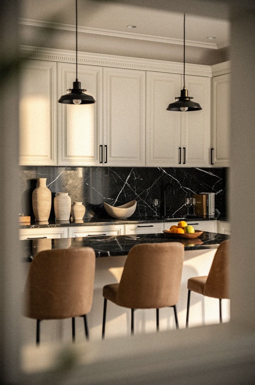 Choose white cabinets with traditional detail