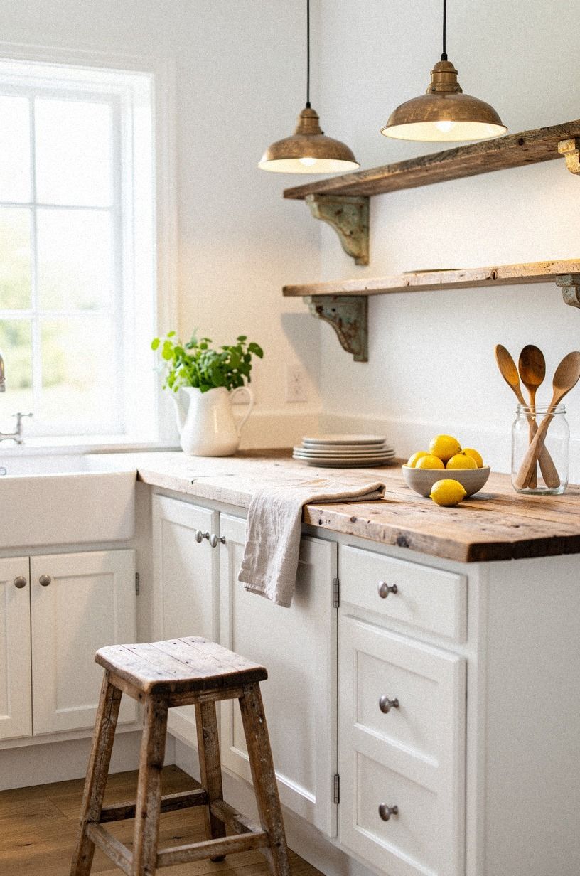 Mix old pieces into the modern shell