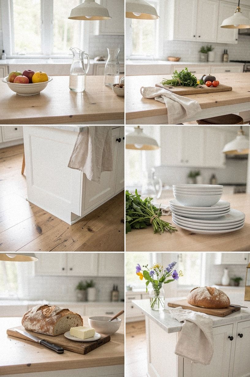 Hang lighting in a three-height stack