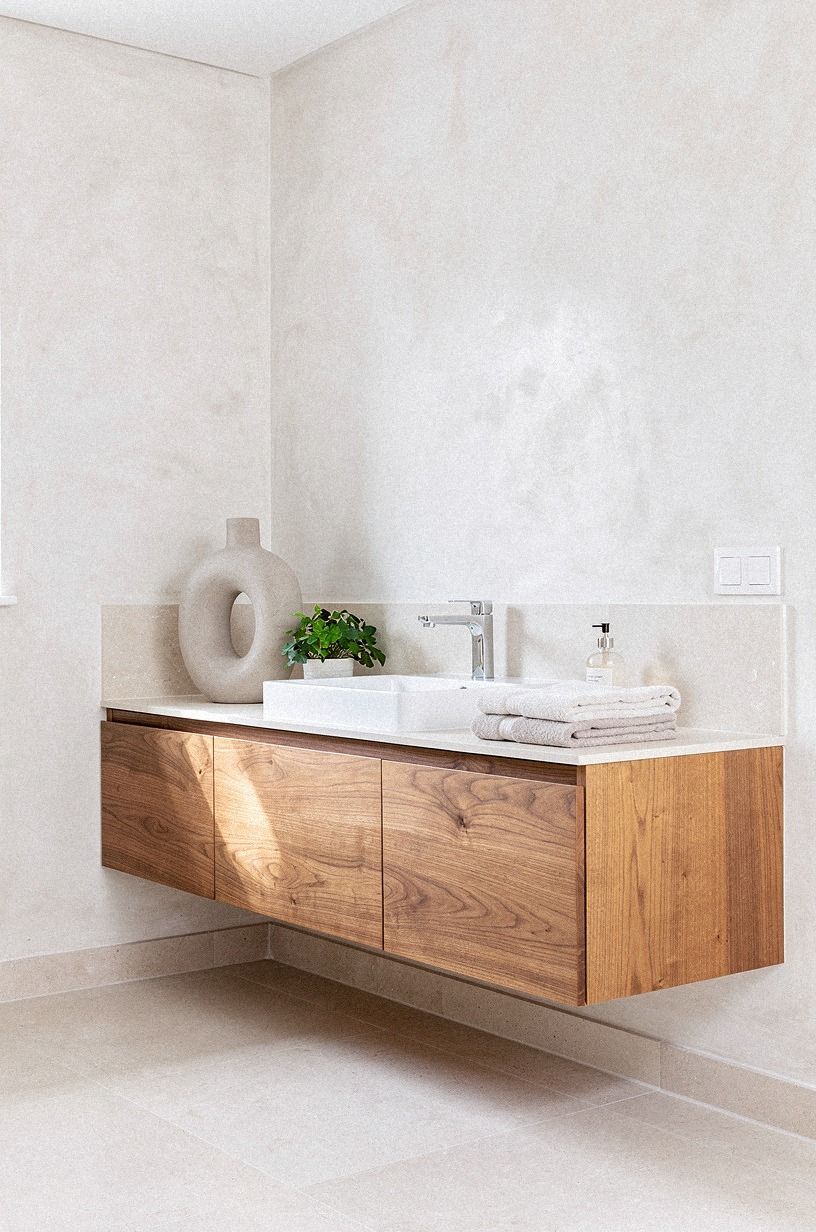 Build the warmth in with wood before you add anything else