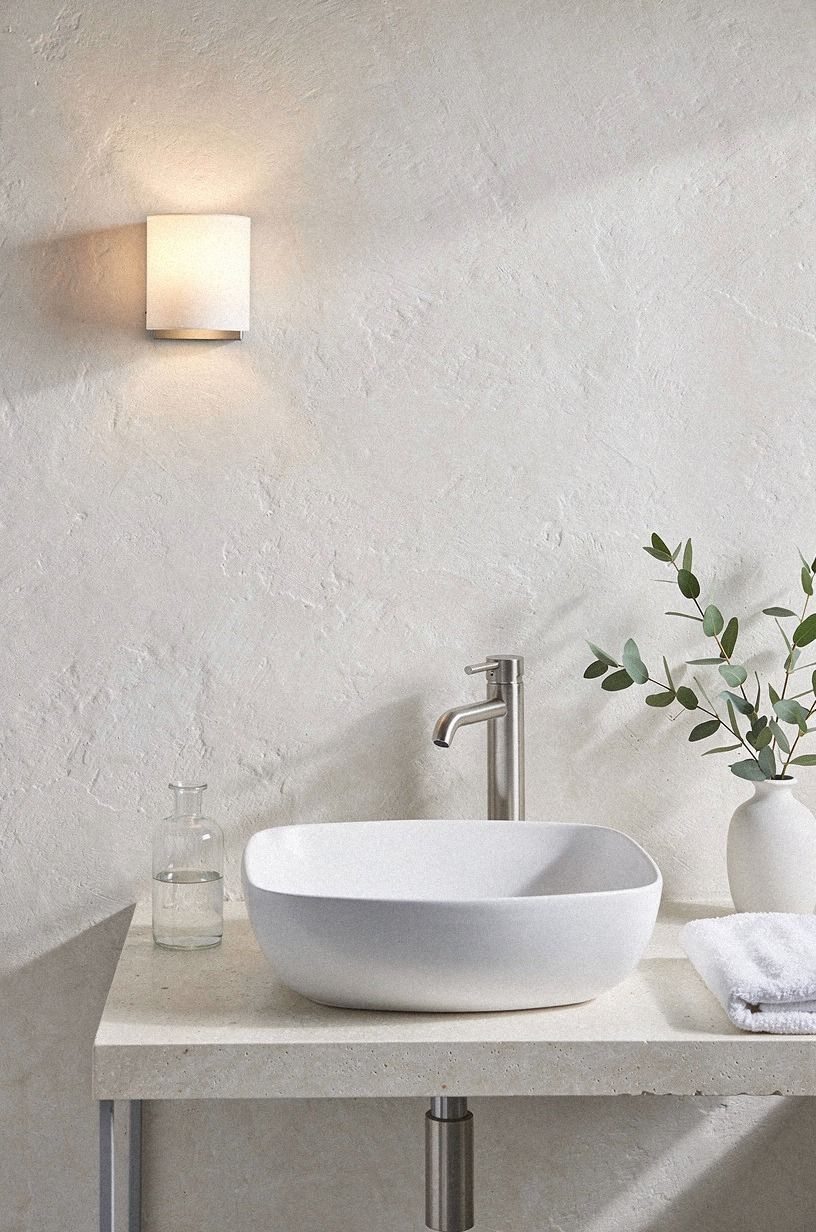 Swap the overhead light for something at face height