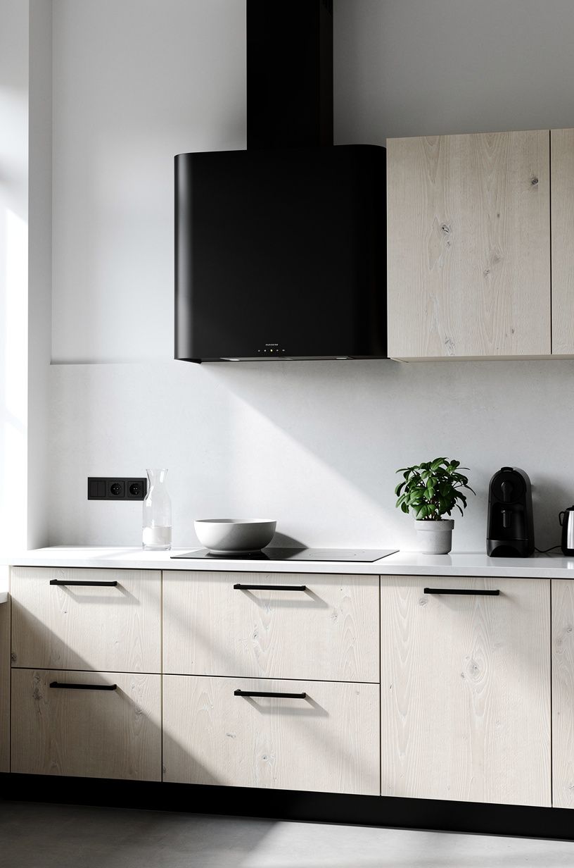 Anchor the Room With a Black Range Hood