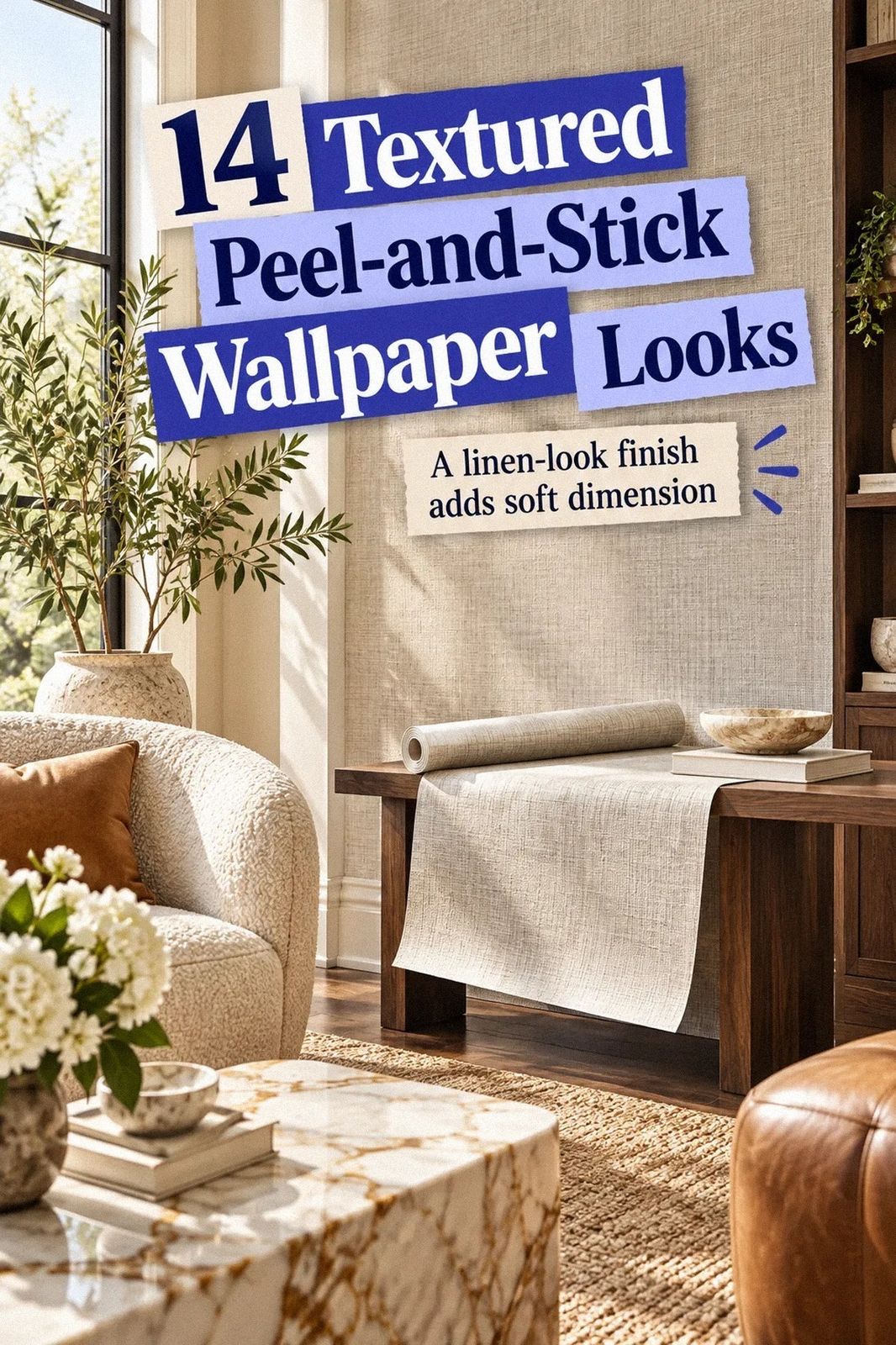 No-Fuss Peel-and-Stick Wallpaper on Textured Walls That Actually Stays Put