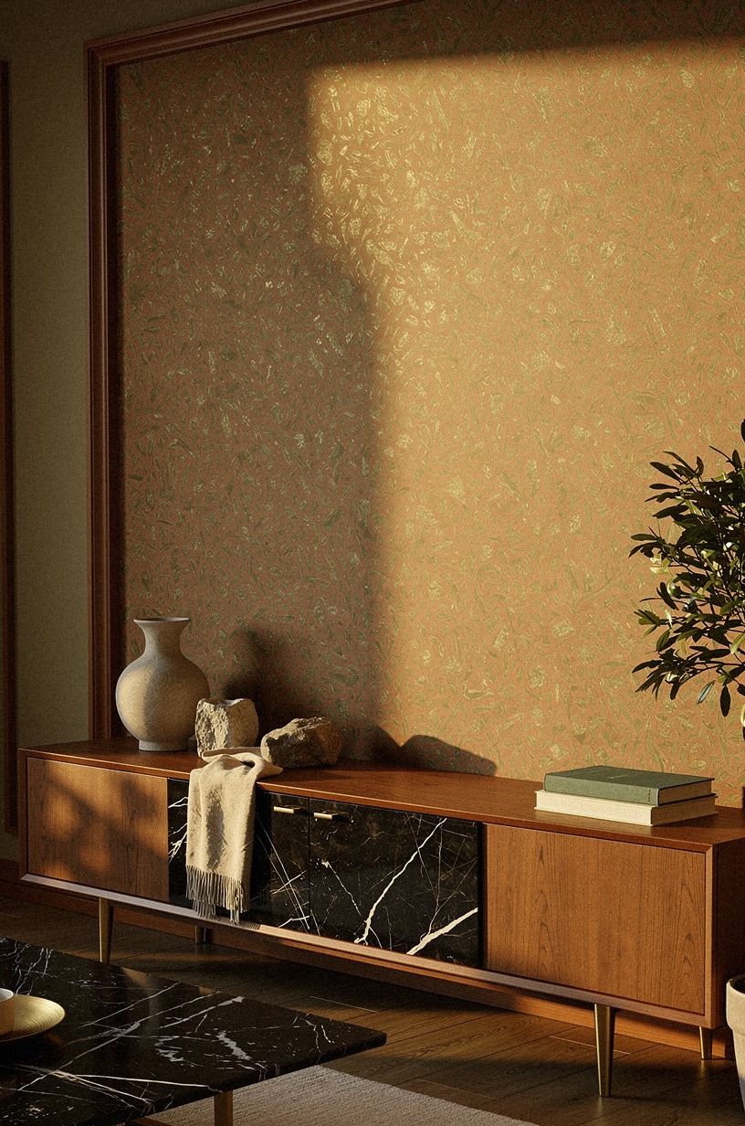 Frame the Sticky Wallpaper With Trim
