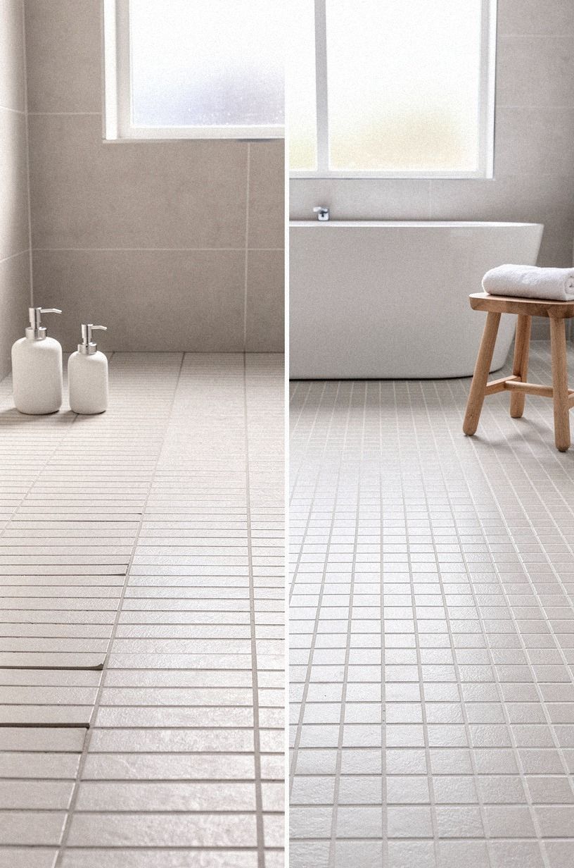 Large Squares or Tiny Mosaics?