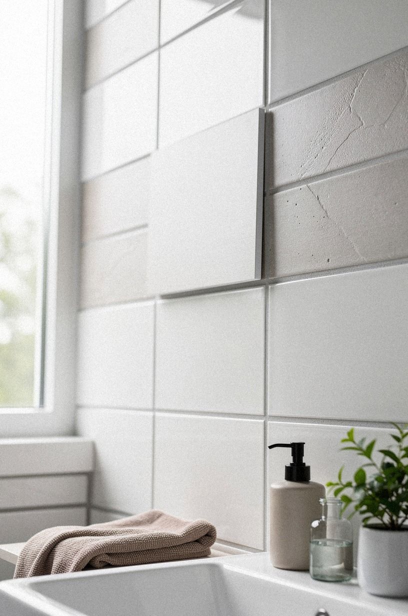Match the Surface Finish to Your Bathroom Light