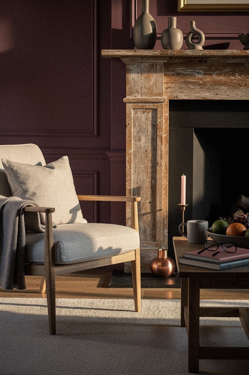 The Room Now, plum palette