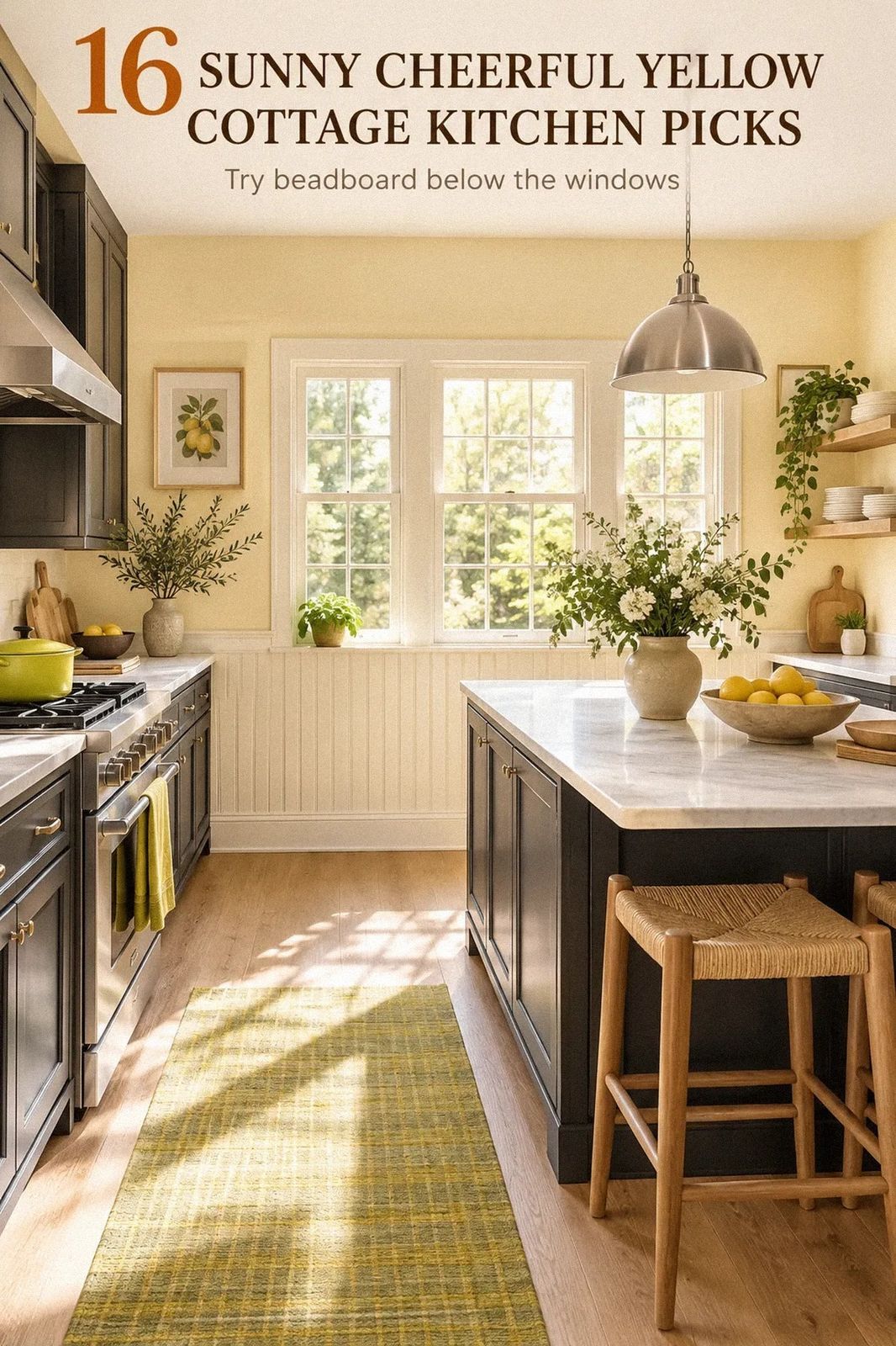 16 Yellow Cottage Kitchen Looks for a Sunny, Cheerful Feel Every Day