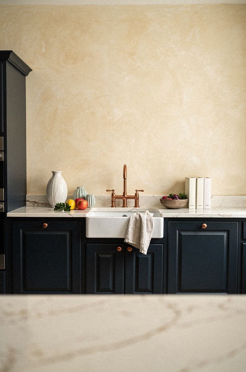 Paint the walls buttercream for a gentle glow