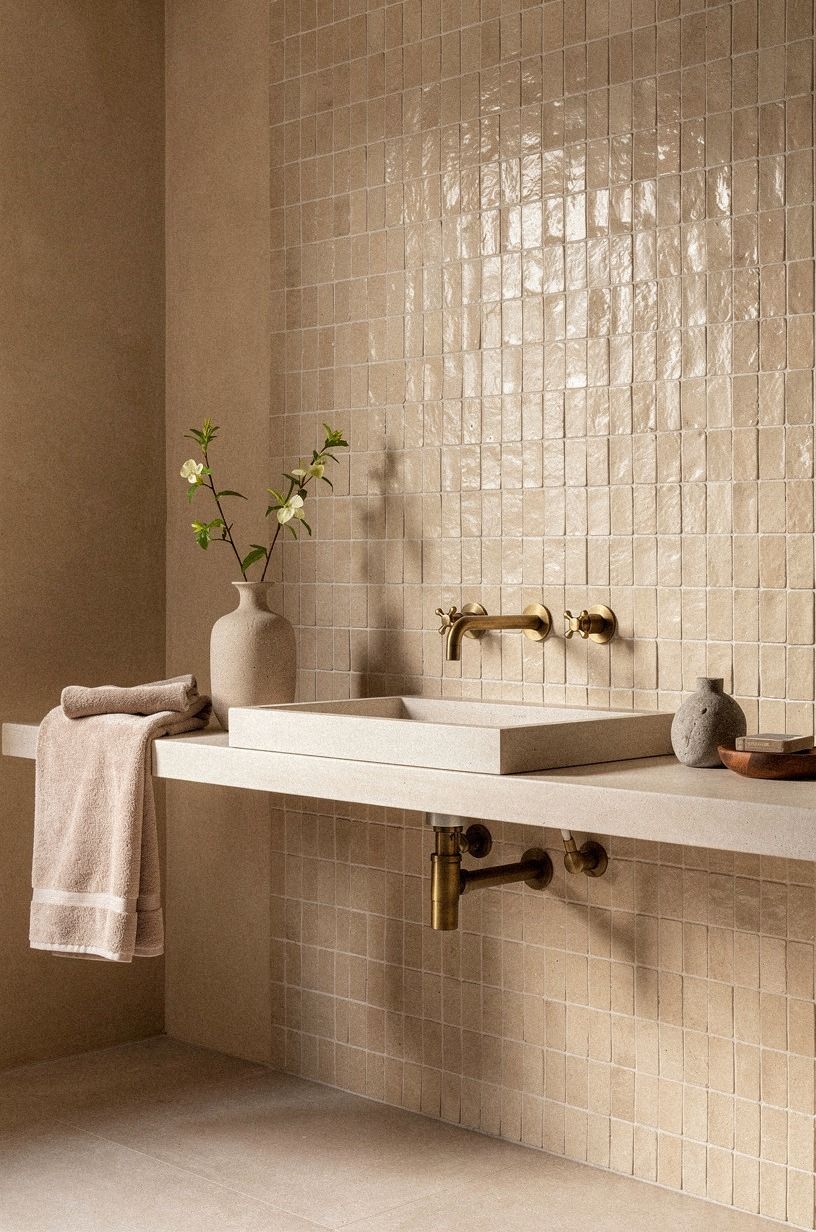 Choose aged brass over polished chrome