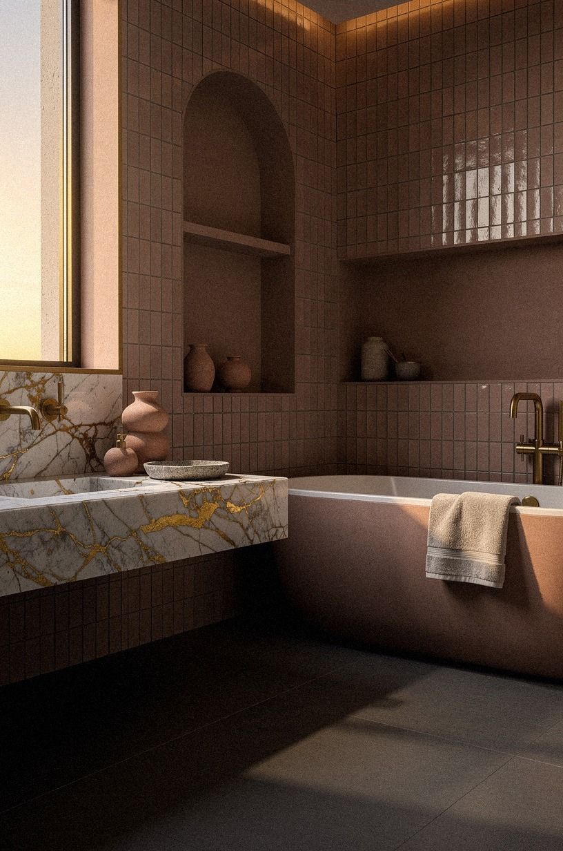Stack the zellige subway tile for a calmer wall