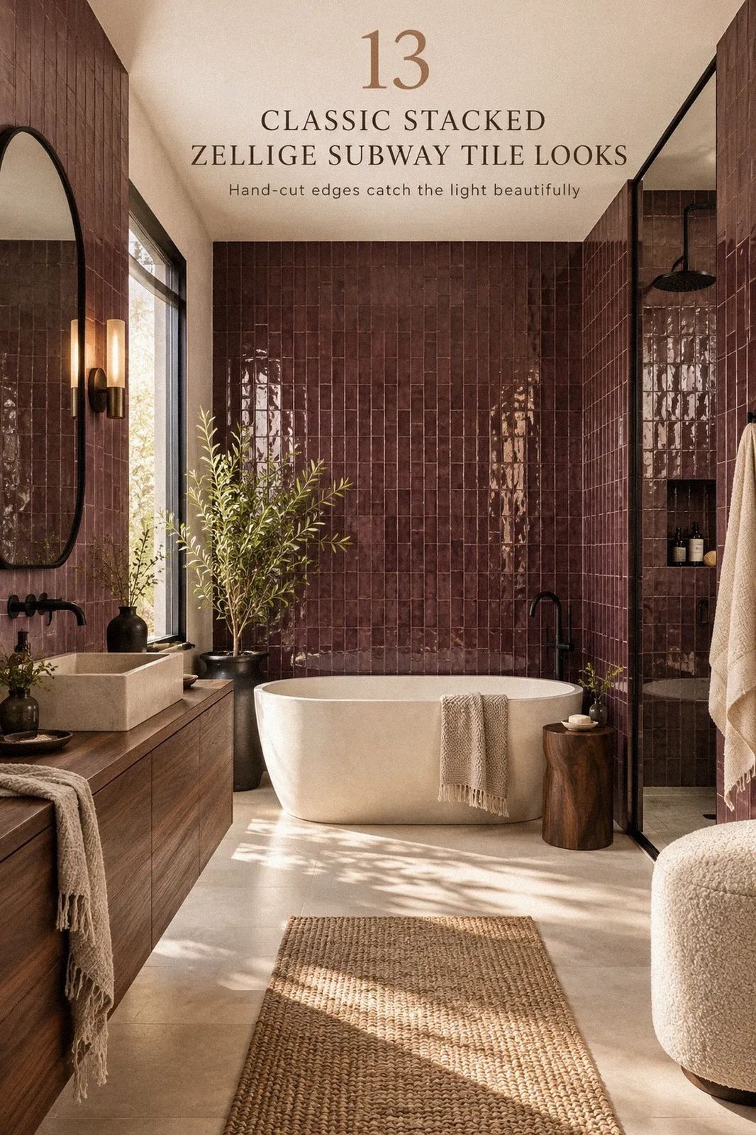 I Chose Zellige Subway Tile, Stacked and Classic, It Finally Feels Timeless